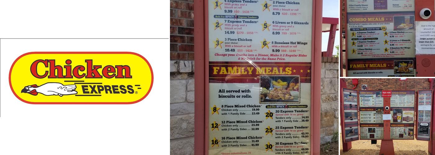 Chicken Express Menu