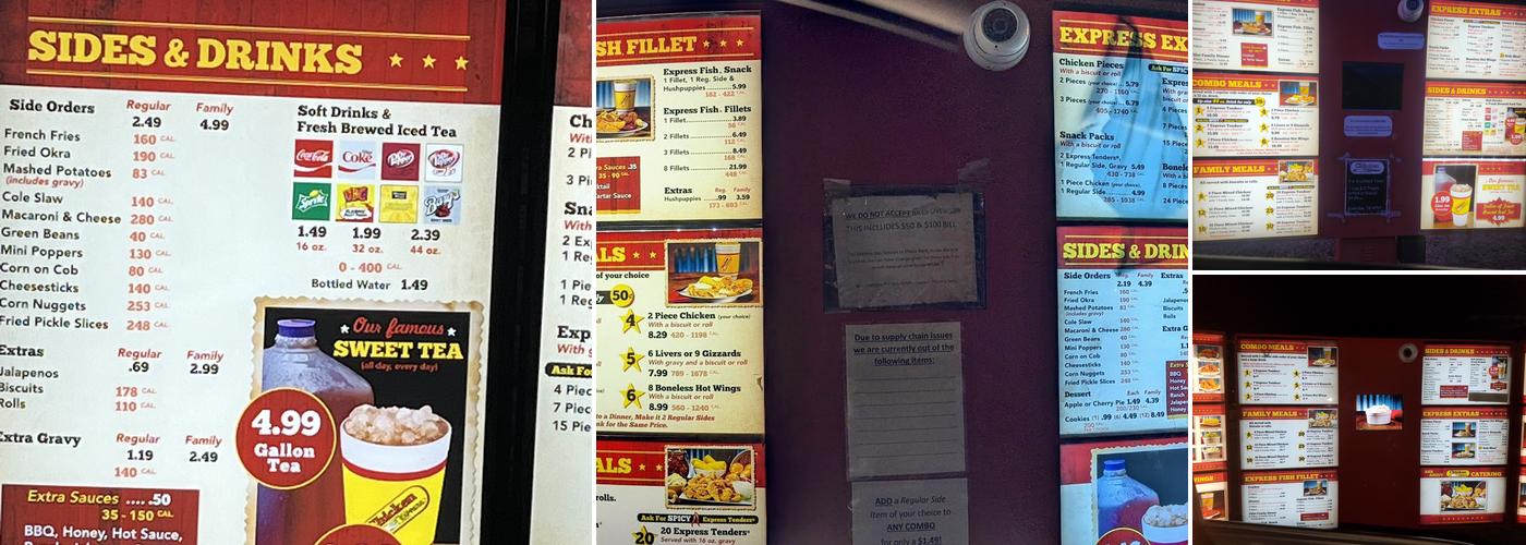 Chicken Express Menu
