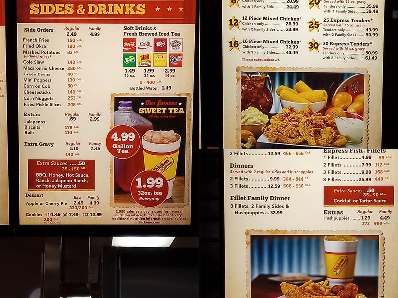 Chicken Express Menu
