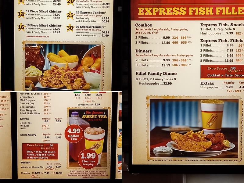 Chicken Express Menu