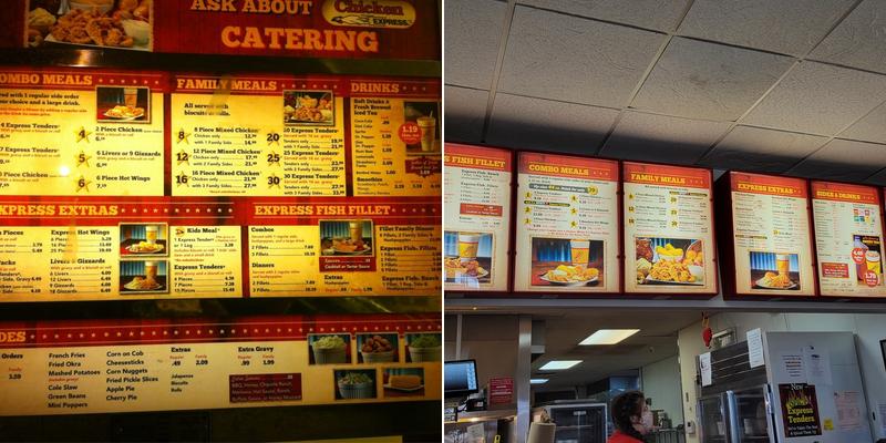 Chicken Express Menu