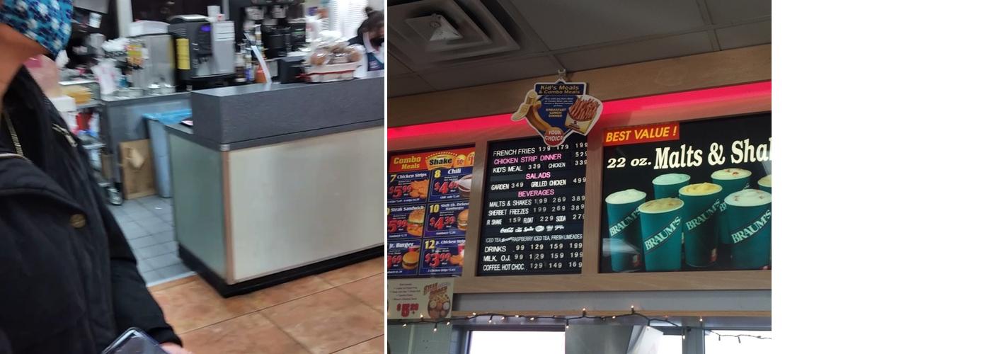 Braum's Ice Cream & Dairy Store Menu