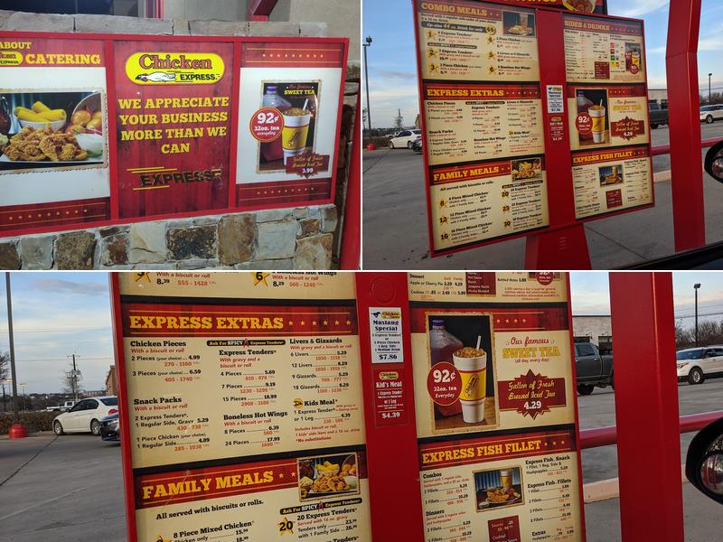 Chicken Express Menu