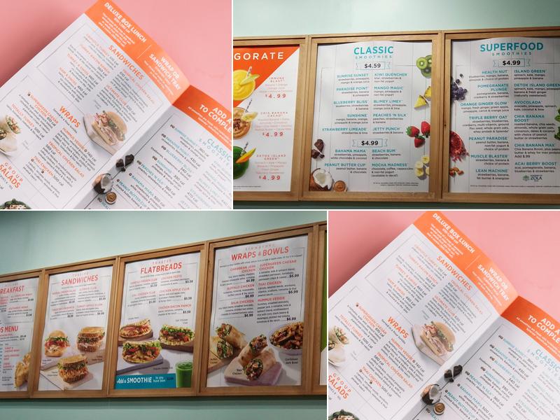 Tropical Smoothie Cafe Menu