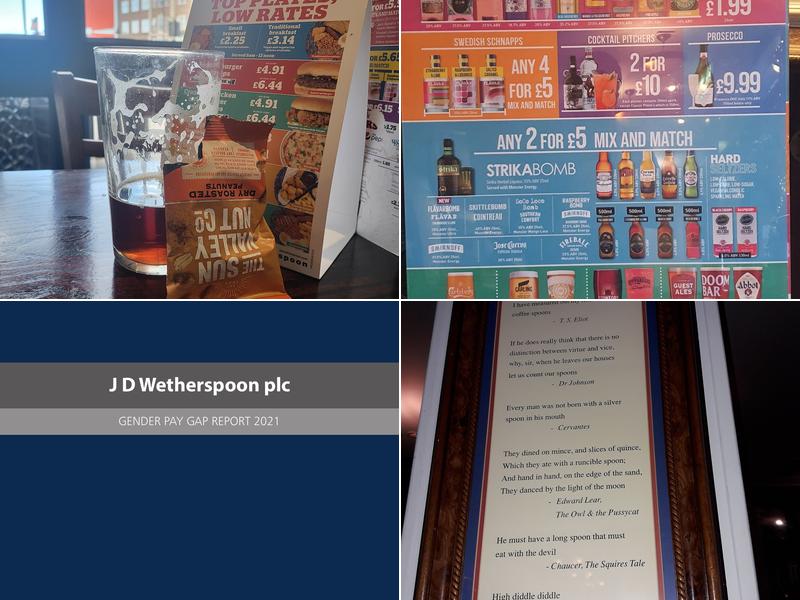 The Moon and Spoon - JD Wetherspoon Menu