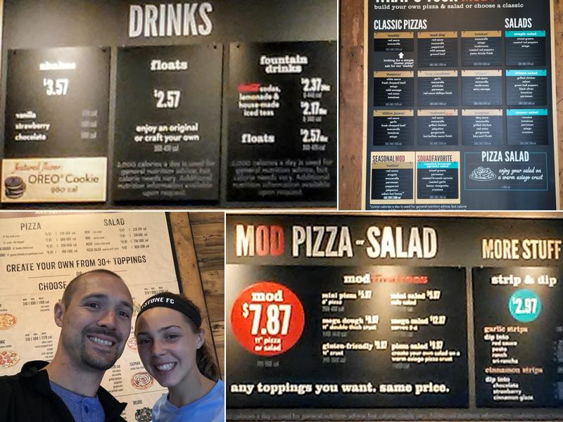 MOD Pizza Menu