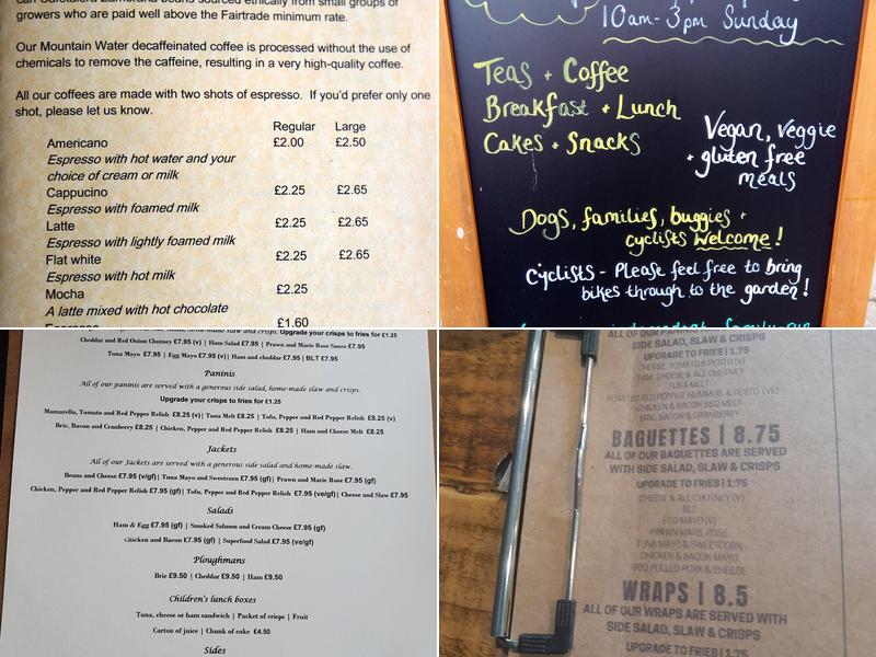 The Coffee Bean. Menu