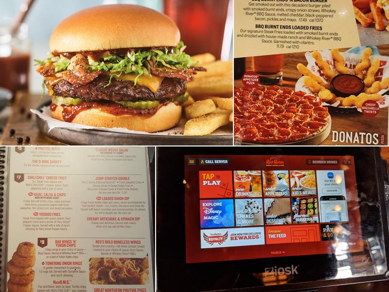Red Robin Gourmet Burgers and Brews Menu