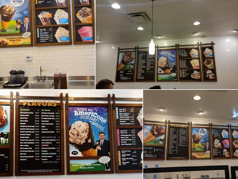 Ben & Jerry’s Menu