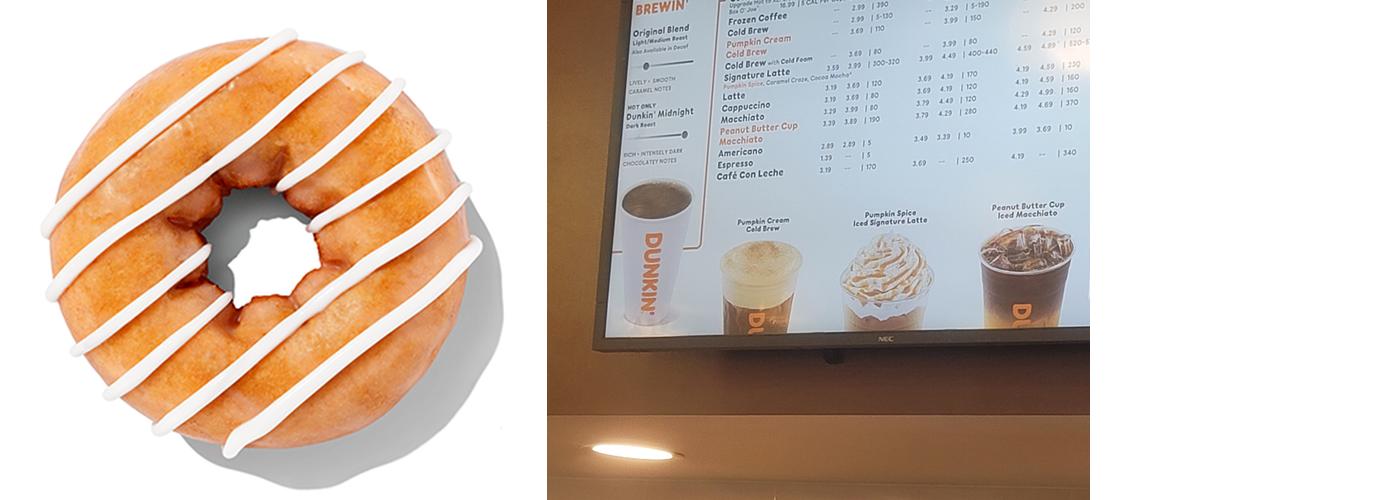 Dunkin' Menu