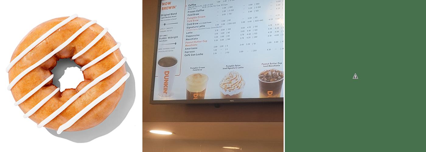 Dunkin' Menu