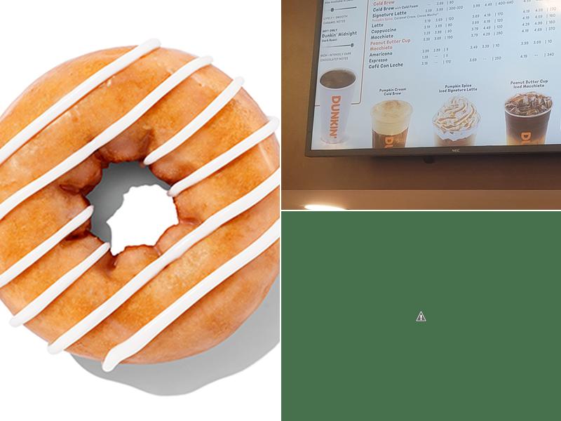 Dunkin' Menu