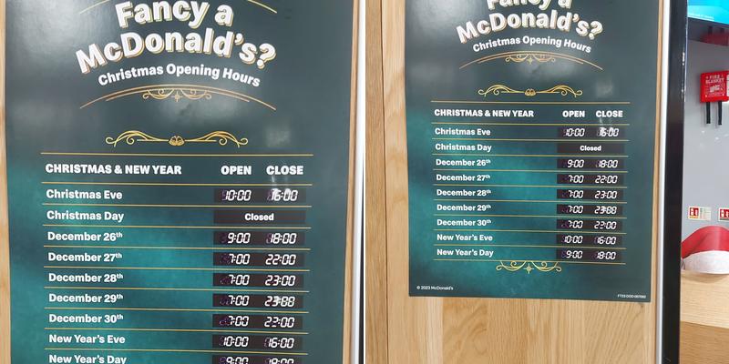 McDonald's Menu