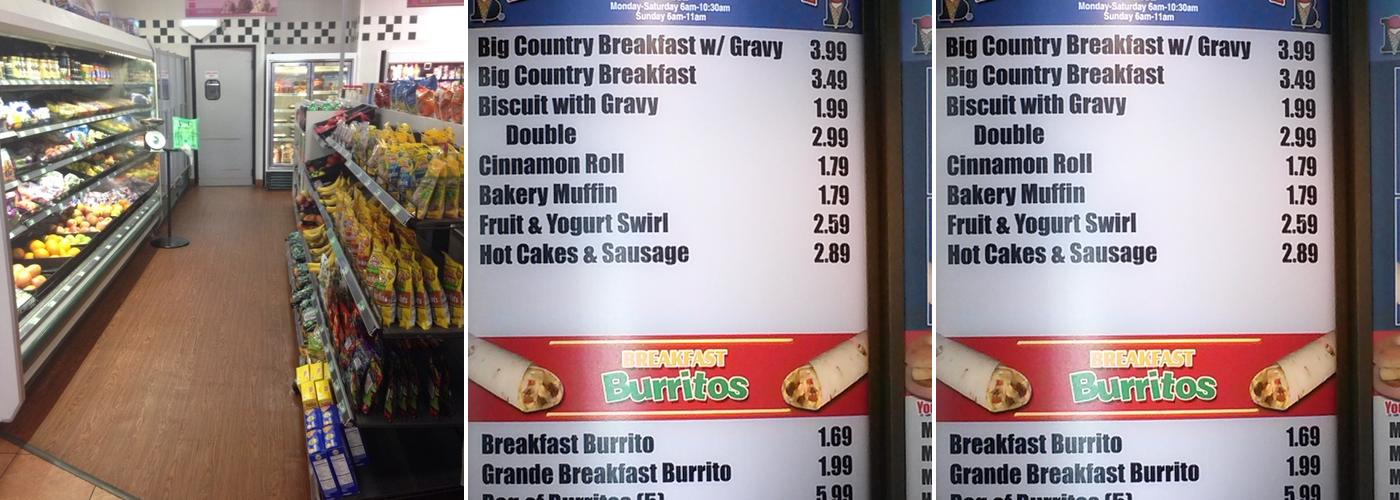 Braum's Ice Cream & Dairy Store Menu