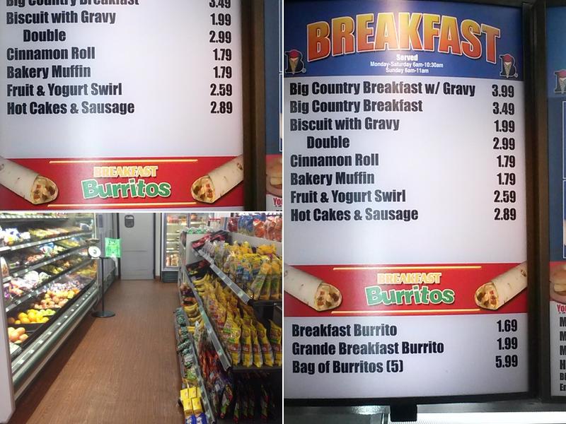 Braum's Ice Cream & Dairy Store Menu