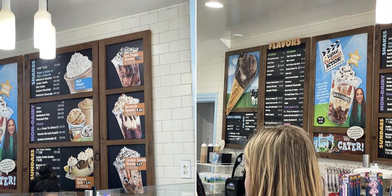 Ben & Jerry’s Menu