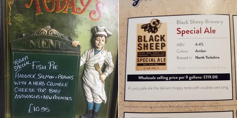 The Berkeley Arms Menu