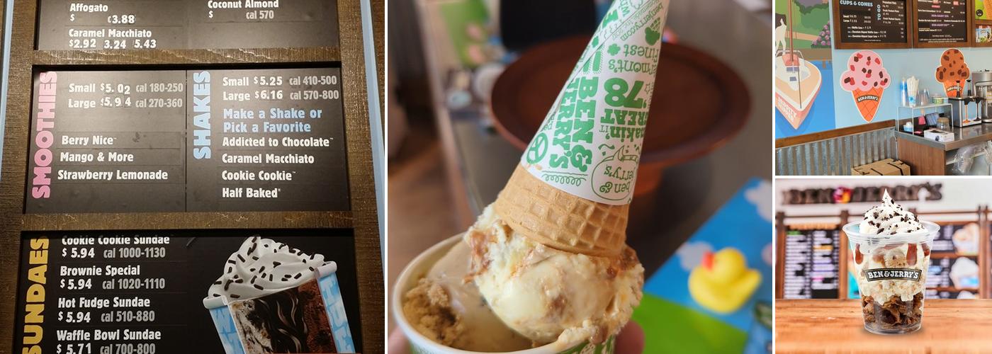 Ben & Jerry's Menu