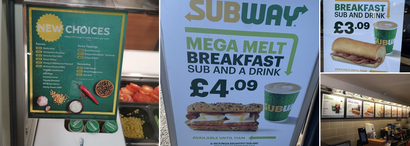 Subway Menu