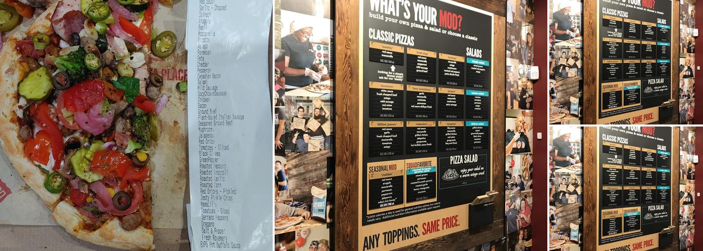 MOD Pizza Menu