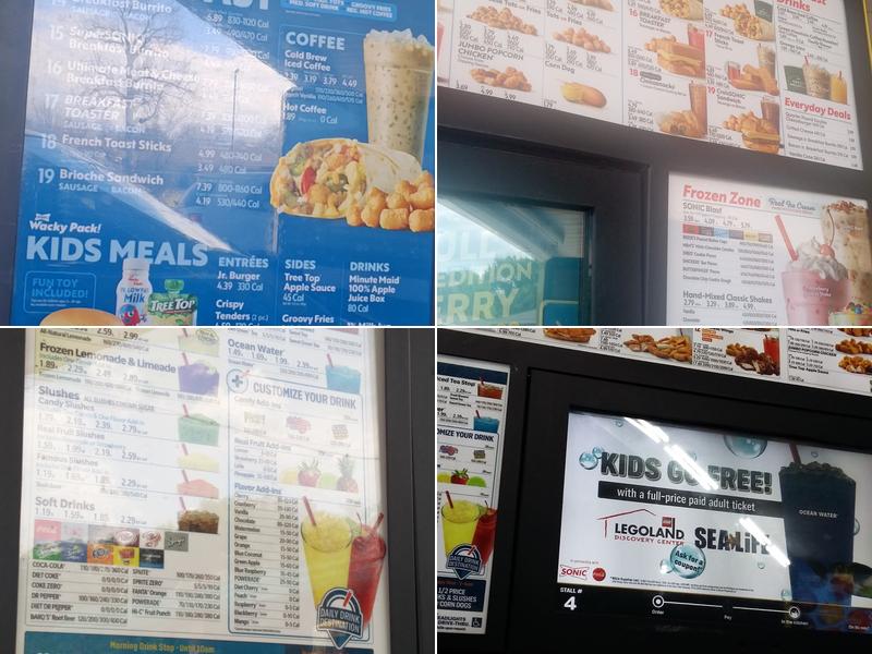 Sonic Drive-In Menu