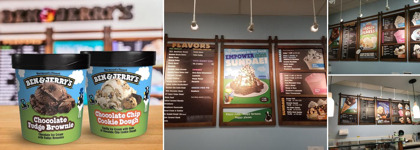 Ben & Jerry’s Menu