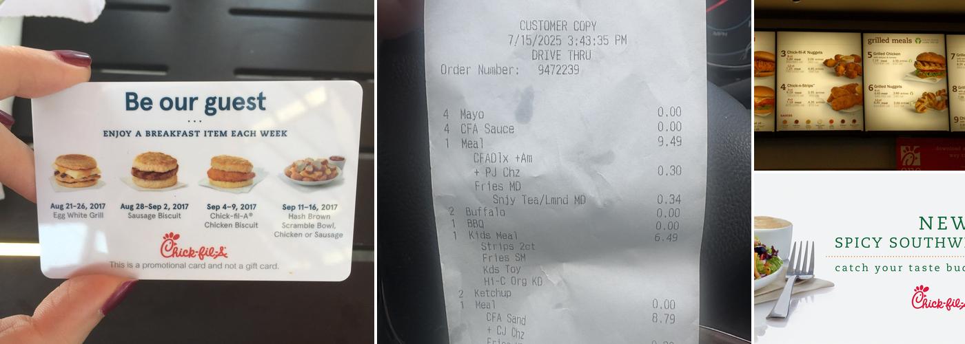 Chick-fil-A Menu