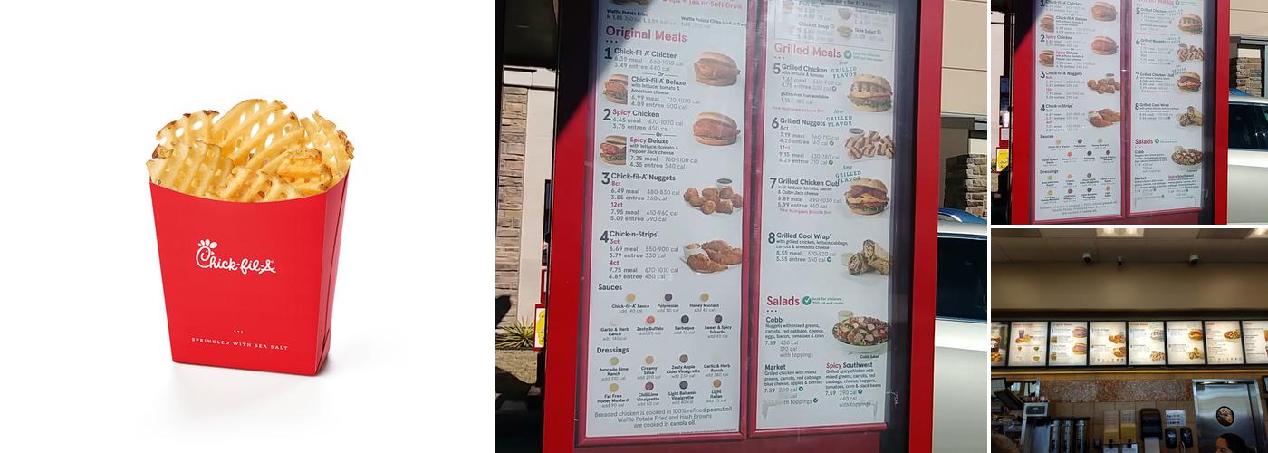 Chick-fil-A Menu