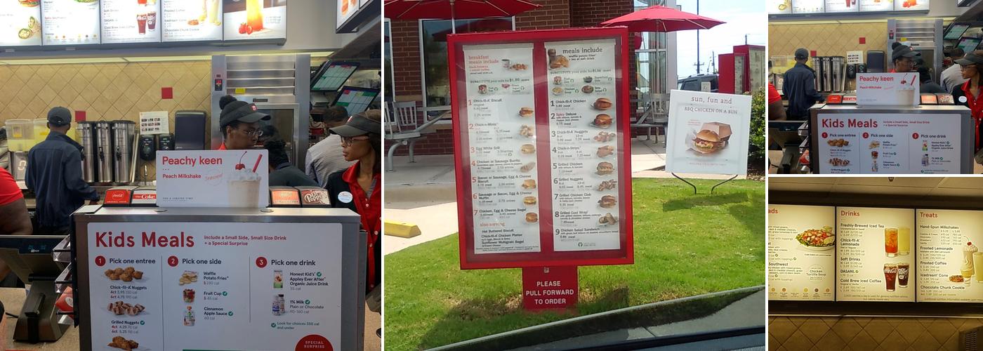 Chick-fil-A Menu