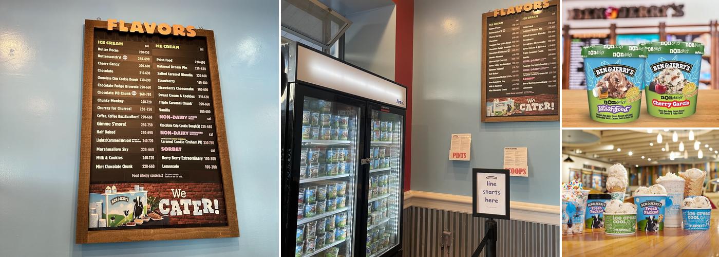 Ben & Jerry’s Menu