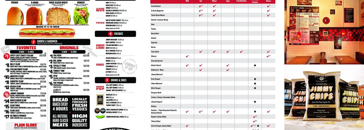 Jimmy John's Menu