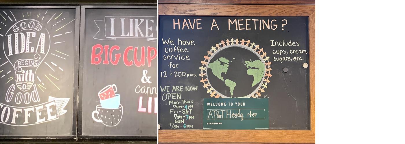 Starbucks Coffee Company Menu