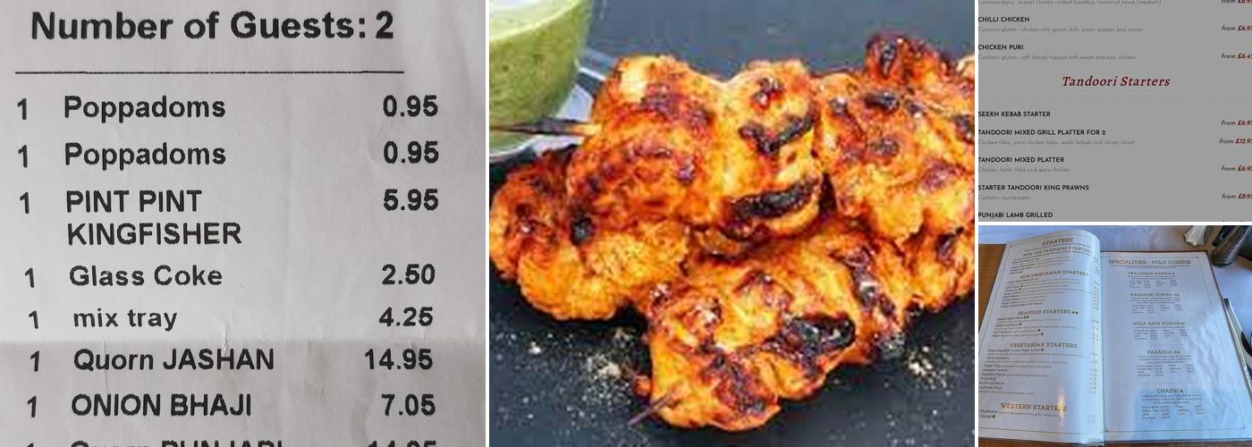 India Gate Tandoori Restaurant Menu