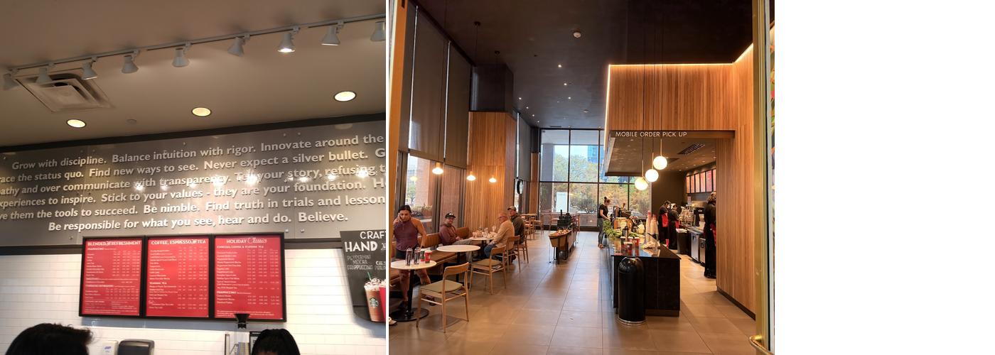 Starbucks Coffee Company Menu