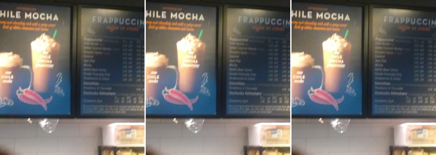 Starbucks Menu