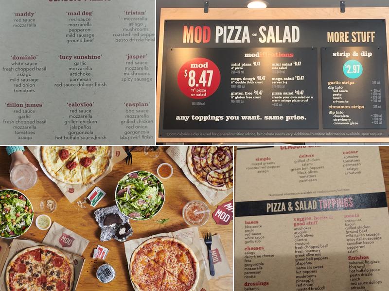 MOD Pizza Menu
