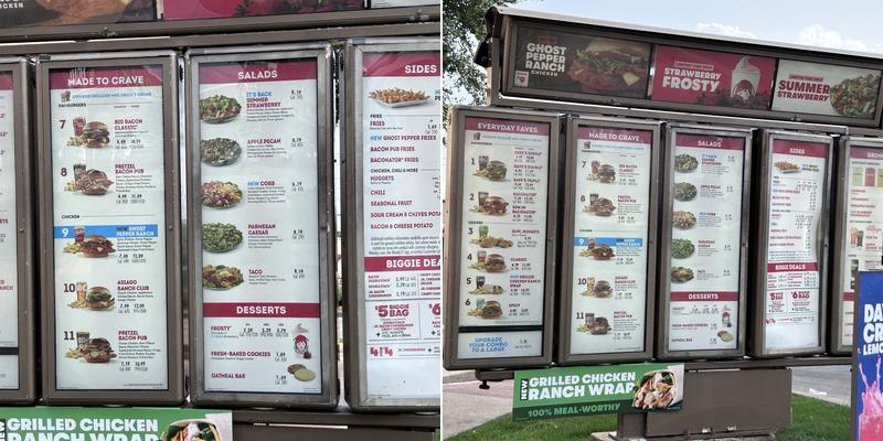 Wendy's Menu