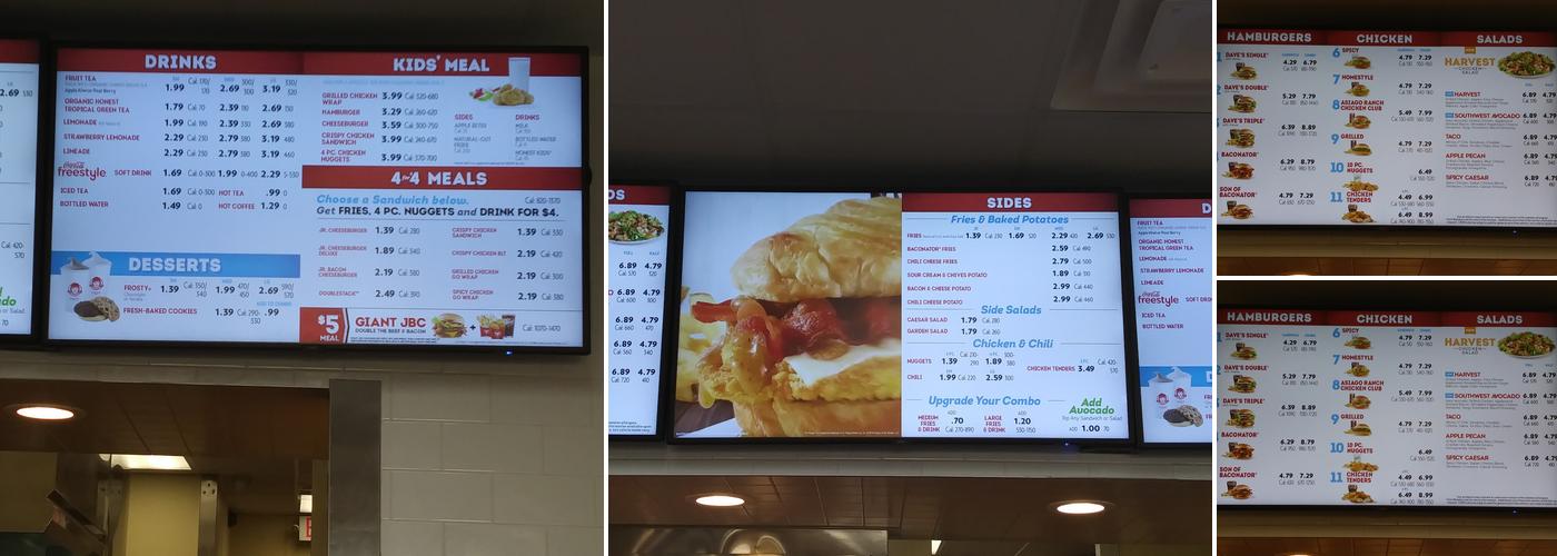 Wendy's Menu