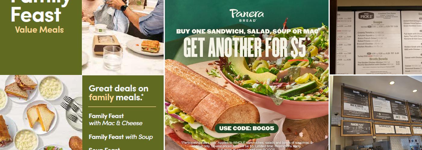 Panera Bread Menu
