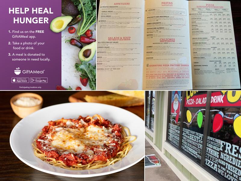 Pizza Factory Menu