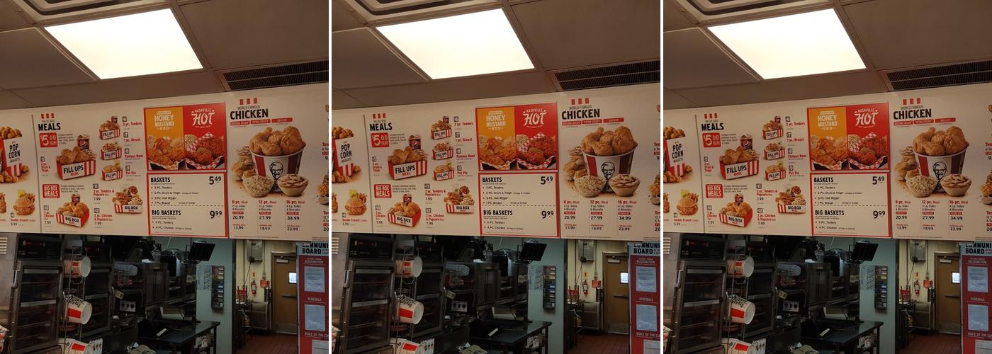 KFC Menu
