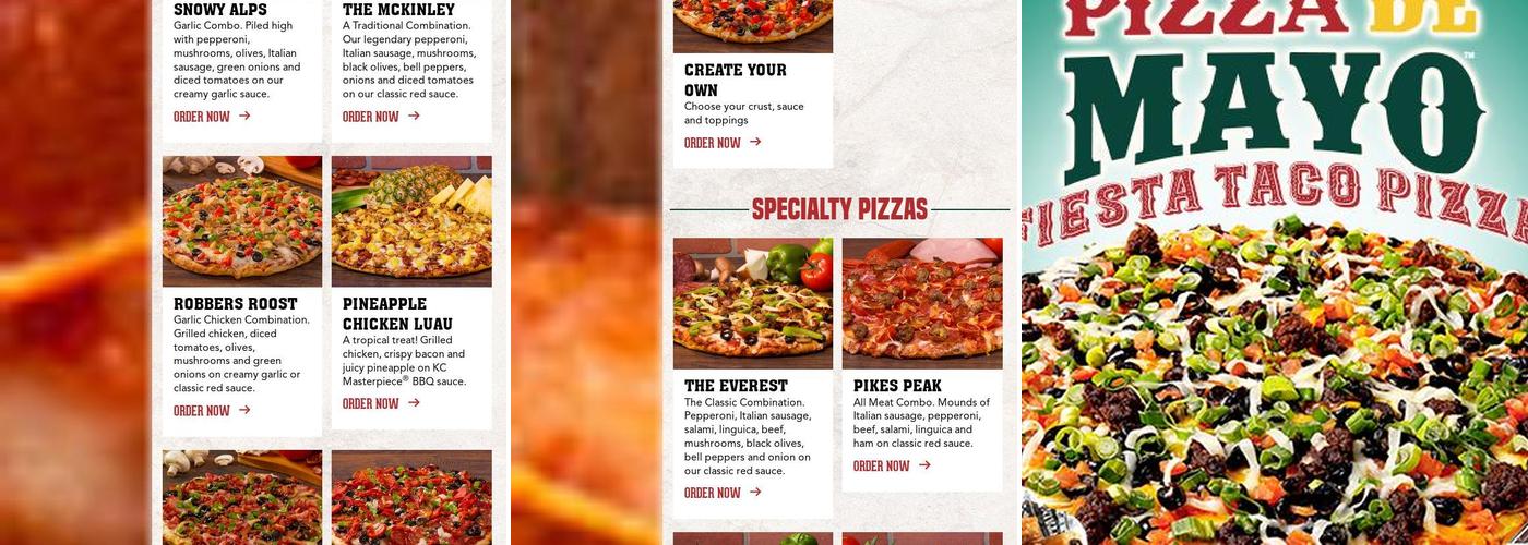 Mountain Mike's Pizza Menu