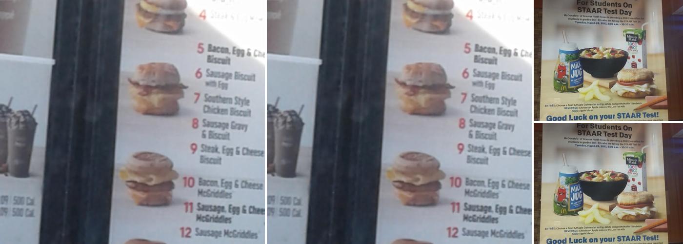 McDonald's Menu