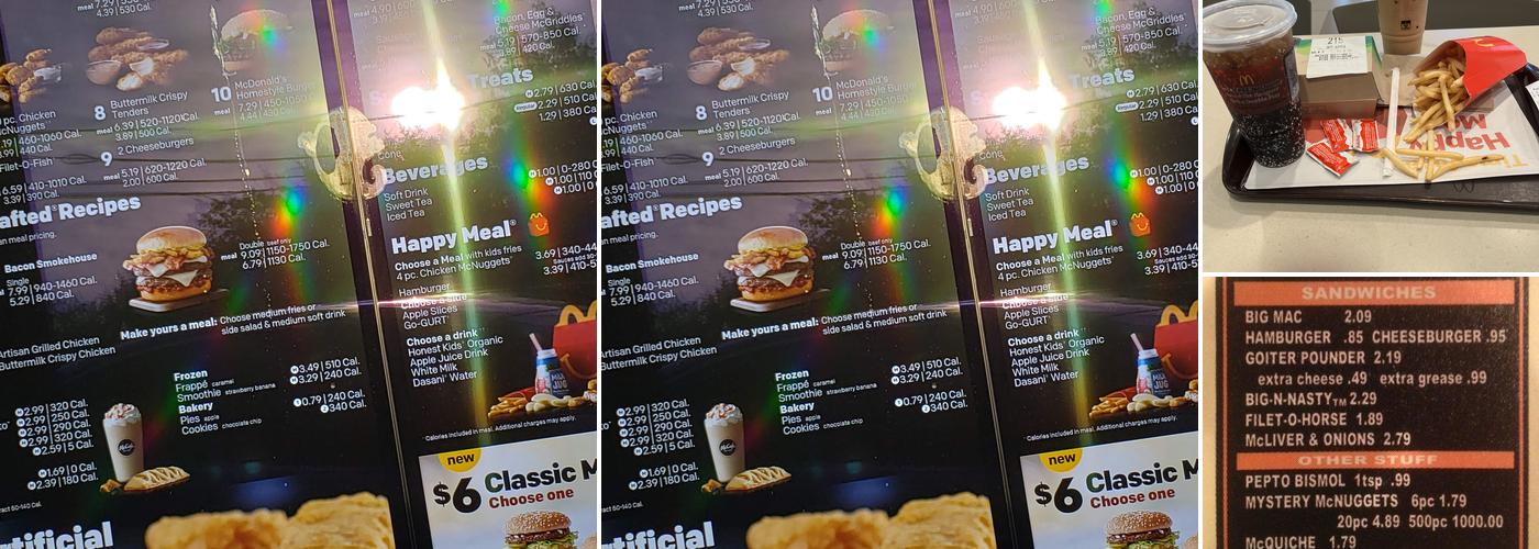 McDonald's Menu