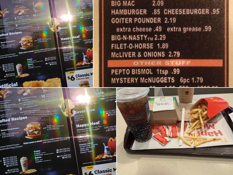 McDonald's Menu