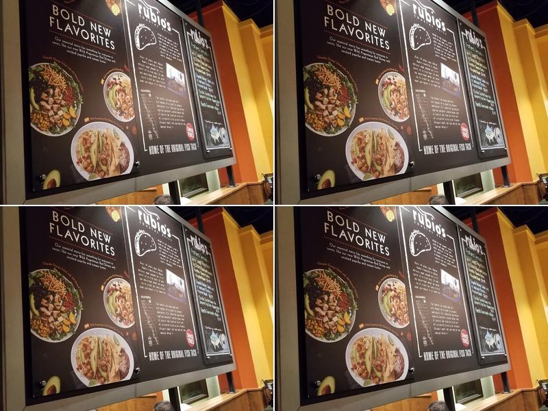 Rubio's Coastal Grill Menu