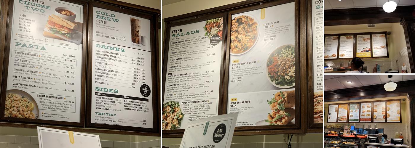 Corner Bakery Menu