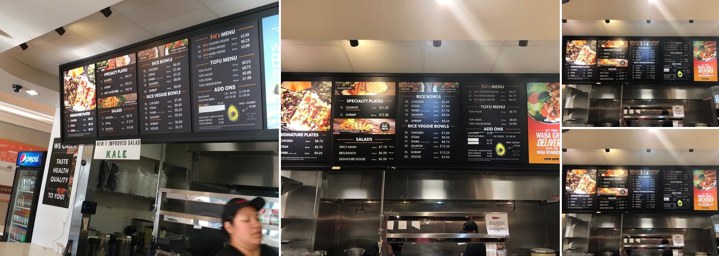 WaBa Grill Menu