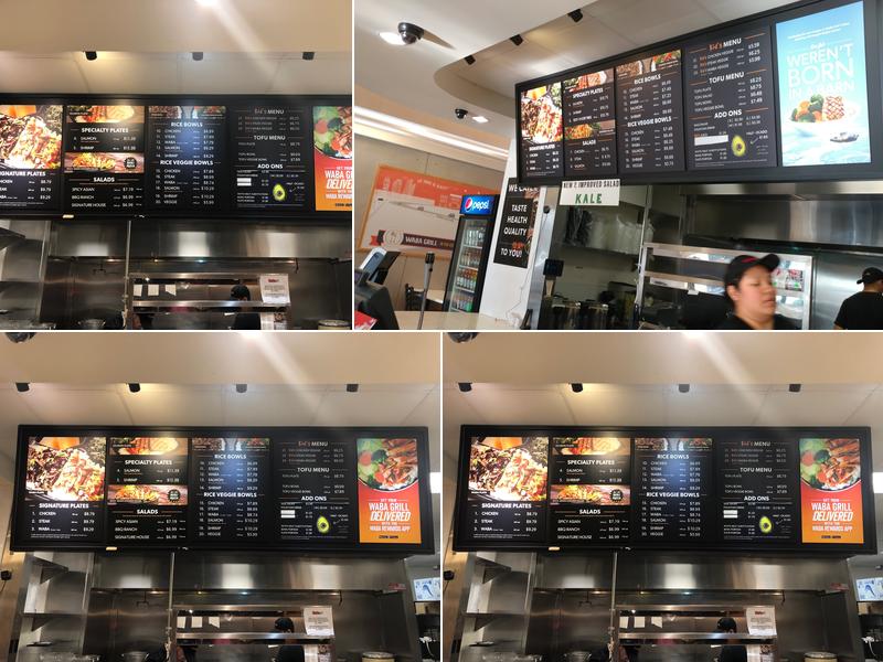 WaBa Grill Menu