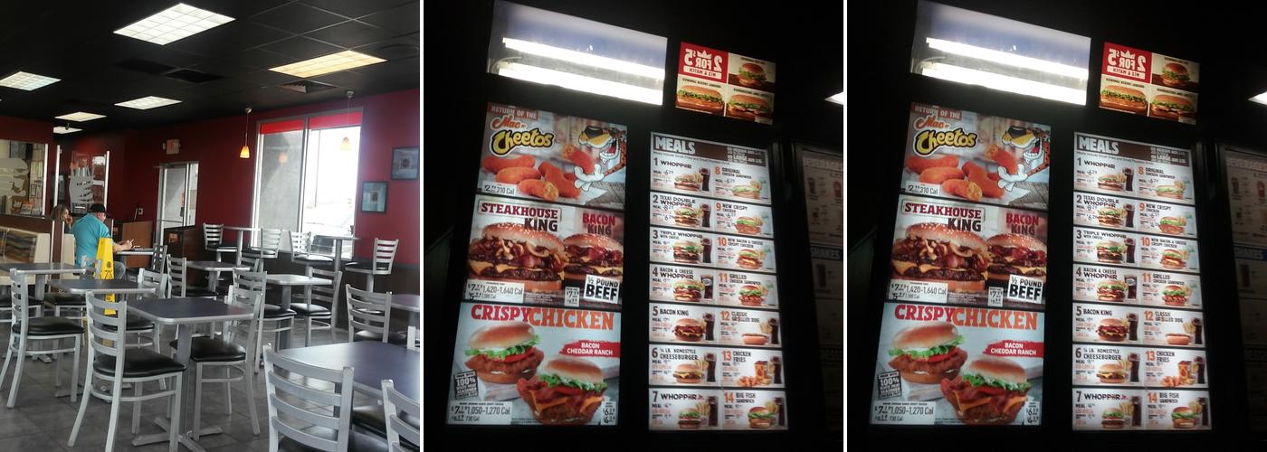 Burger King Menu
